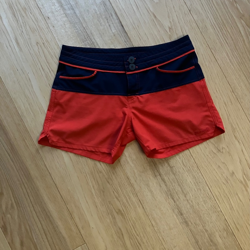 Patagonia 4” board shorts, size 0